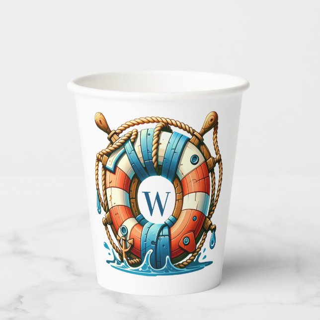 AHOY Theme Pappbecher (Vorderseite)