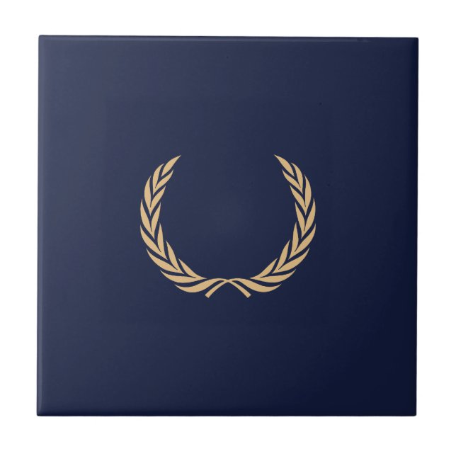 Ährenkranz Lorbeerkranz Laurel wreath Fliese (Vorderseite)