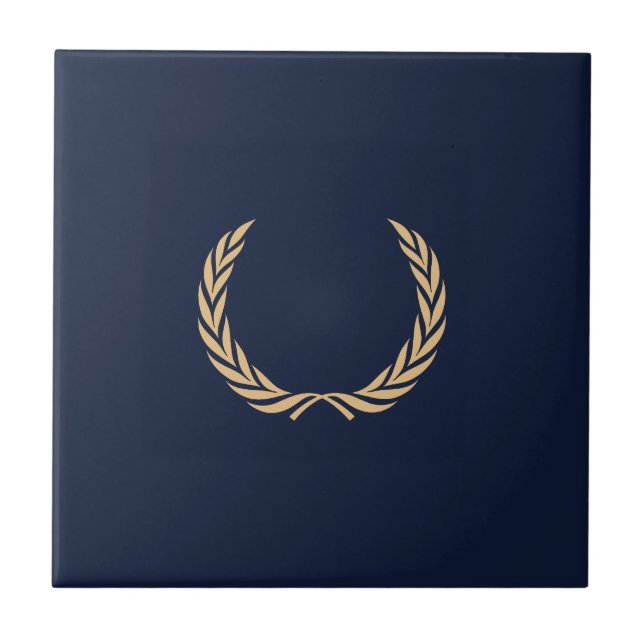 Ährenkranz Lorbeerkranz Laurel wreath Fliese (Vorderseite)