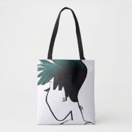 Ährentragende Ombre Leinwand-Taschen