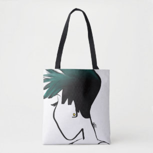 Ährentragende Ombre Leinwand-Taschen