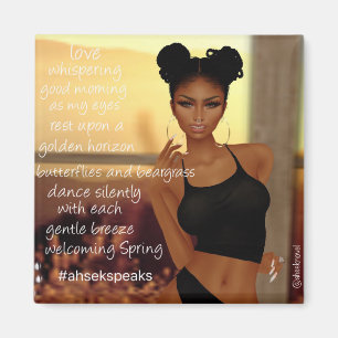 Ahsek Novel Poetry Magnet 7