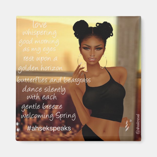 Ahsek Novel Poetry Magnet 7 (Vorne)