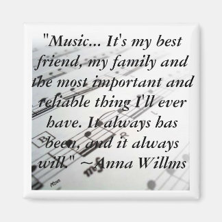 ahsheetmusic, "Music.. Das ist mein bester Freund, Magnet