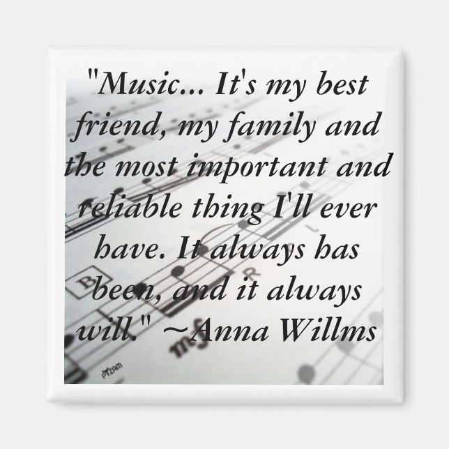 ahsheetmusic, "Music.. Das ist mein bester Freund, Magnet (Vorne)