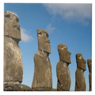 Ahu Akivi, Rapa Nui, Osterinsel, Chile 2 Fliese