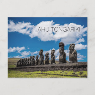 Ahu Tongariki, Rapa Nui, Easter Island Postkarte