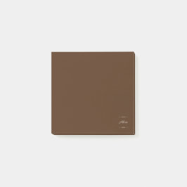 Ahua Original Logo Brown  Post-it Klebezettel