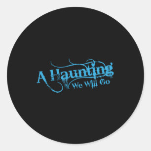 AHWWG blauer Logo-Schwarz-Hintergrund (1 Runder Aufkleber