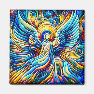 AI Abstrakt Illusionismus Angel Expressionist Effe Magnet