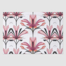 AI Art Floral Design Modern Art Tissue Paper