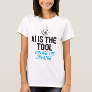 AI-Ästhetik-Schöpfer: Digitale Abstrakte Kokreatio T-Shirt
