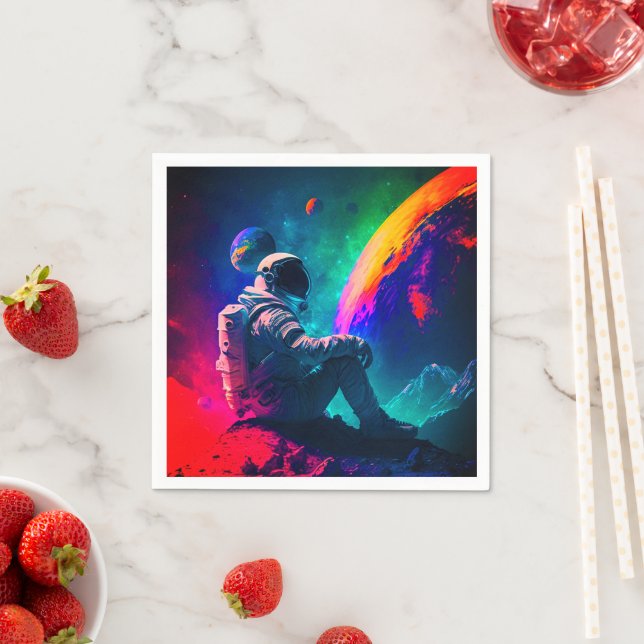 Ai Astronaut Serviette (Beispiel)