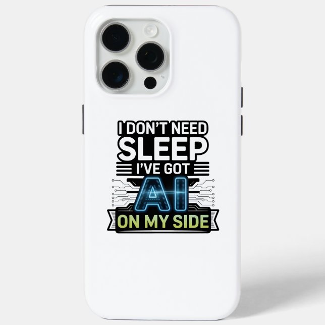AI auf meiner Seite – Lustiger Tech-Spruch Case-Mate iPhone Hülle (Rückseite)