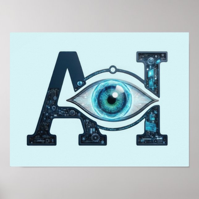 AI-Auge Poster (Vorne)