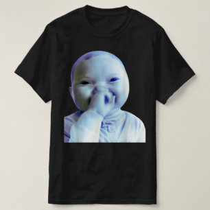 AI-Baby-hält-Lachen-Meme-viraler-Trend-Meme T-Shirt