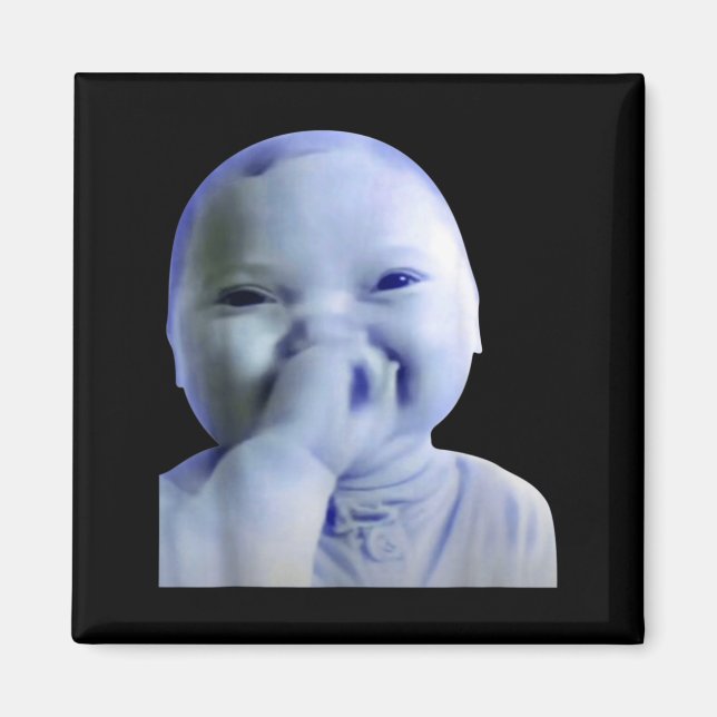 Ai Baby You Swear Meme Funny Laughing Baby Meme Br Magnet (Vorne)