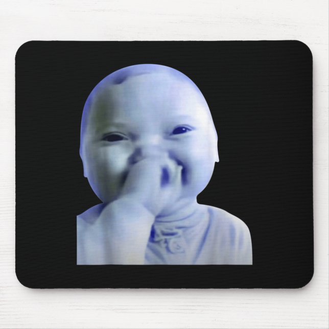 Ai Baby You Swear Meme Funny Laughing Baby Meme Br Mousepad (Vorne)