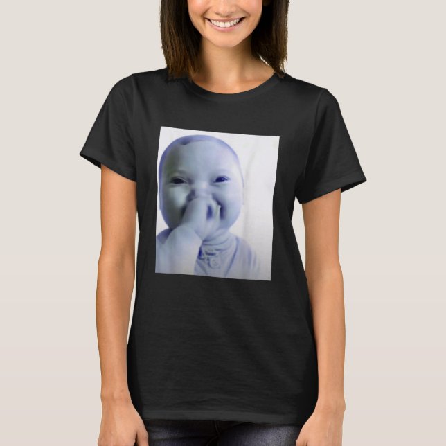 Ai Baby You Swear Meme Funny Laughing Baby Meme Br T-Shirt (Vorderseite)