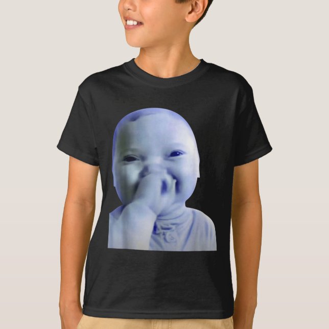 Ai Baby You Swear Meme Funny Laughing Baby Meme Br T-Shirt (Vorderseite)