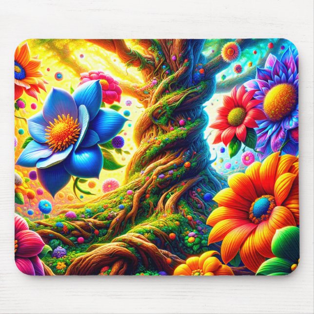 AI-Blume Mousepad (Vorne)