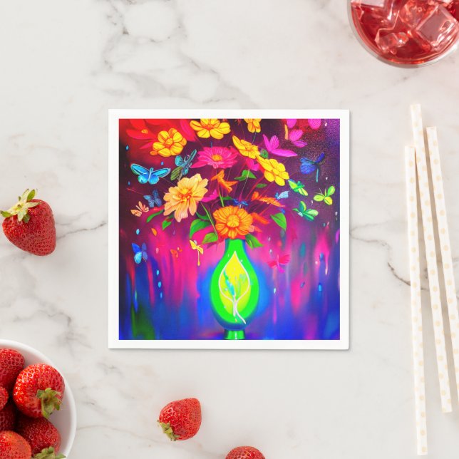 Ai Blume Serviette (Beispiel)