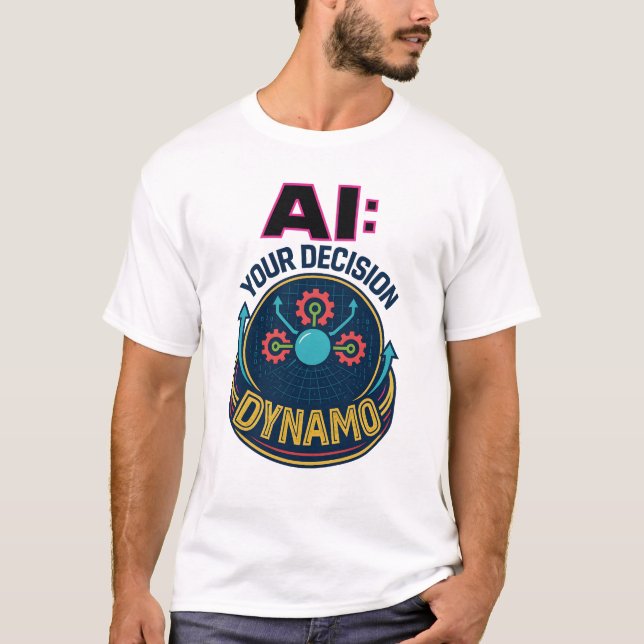 AI Brain Circuitys für Informatik T-Shirt (Vorderseite)