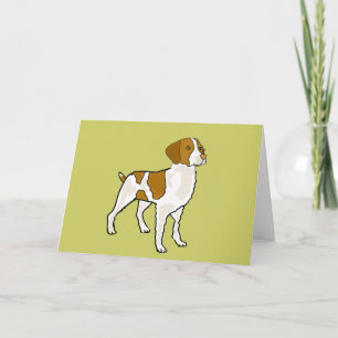 AI Bretagne Spaniel Notecards Karte