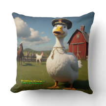 AI Captain Duck Dancer 01 Throw Kissen