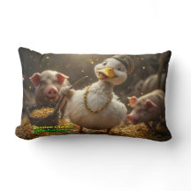 AI Captain Duck Dancer 02 Throw Kissen