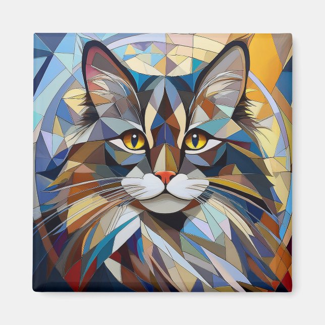 AI Cat Magnet (Vorne)