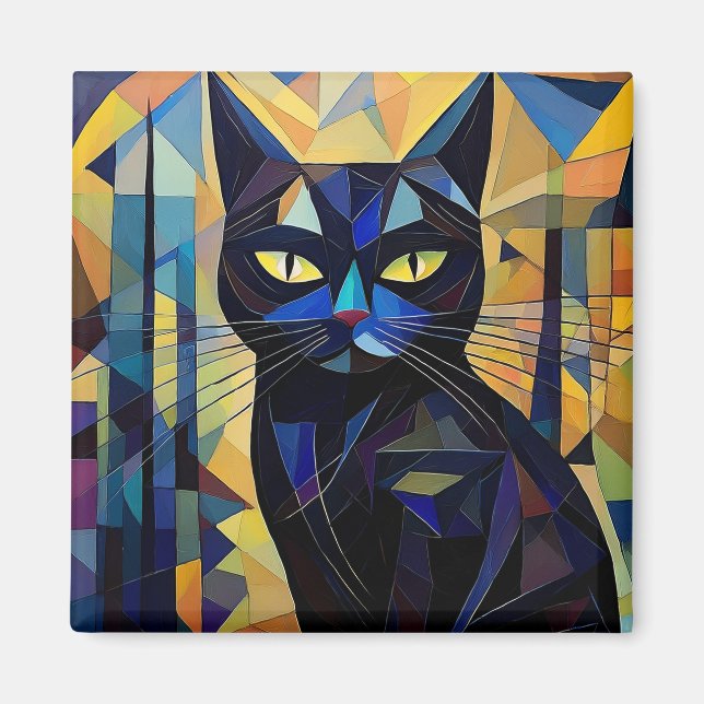 AI Cat Magnet (Vorne)