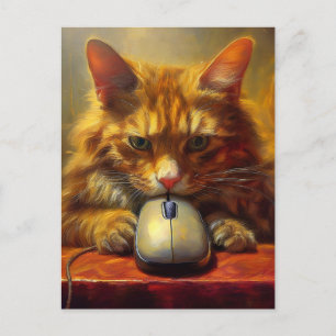AI Cat Postkarte