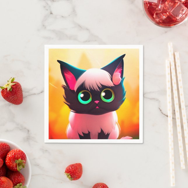 Ai Cat Serviette (Beispiel)