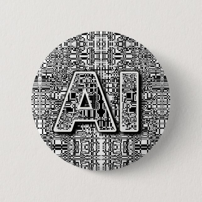 AI Chip Art Button (Vorderseite)