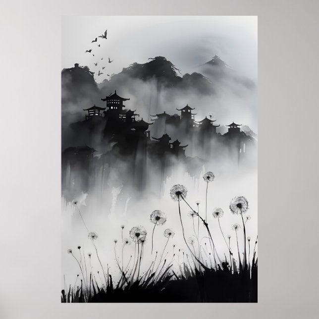 AI Dandelions Poster (Vorne)