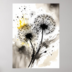 AI Dandelions Poster