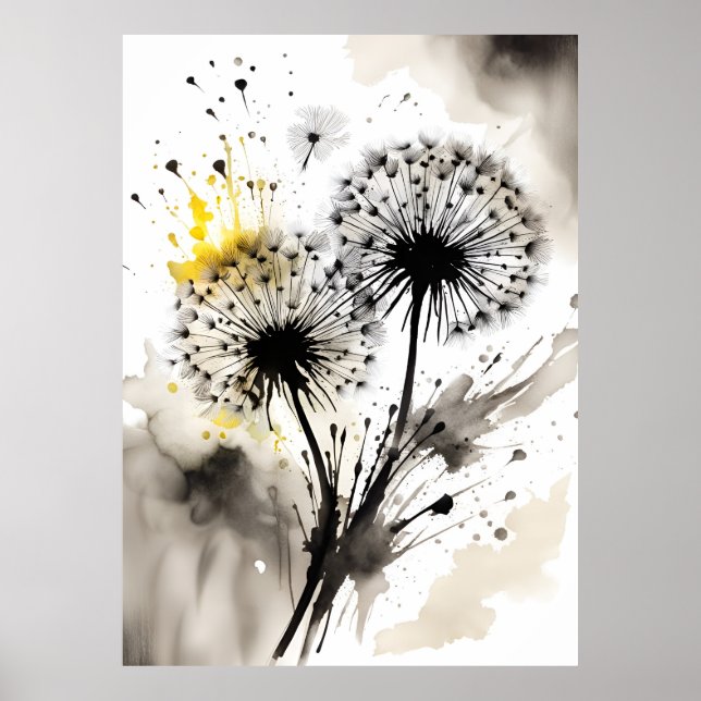 AI Dandelions Poster (Vorne)