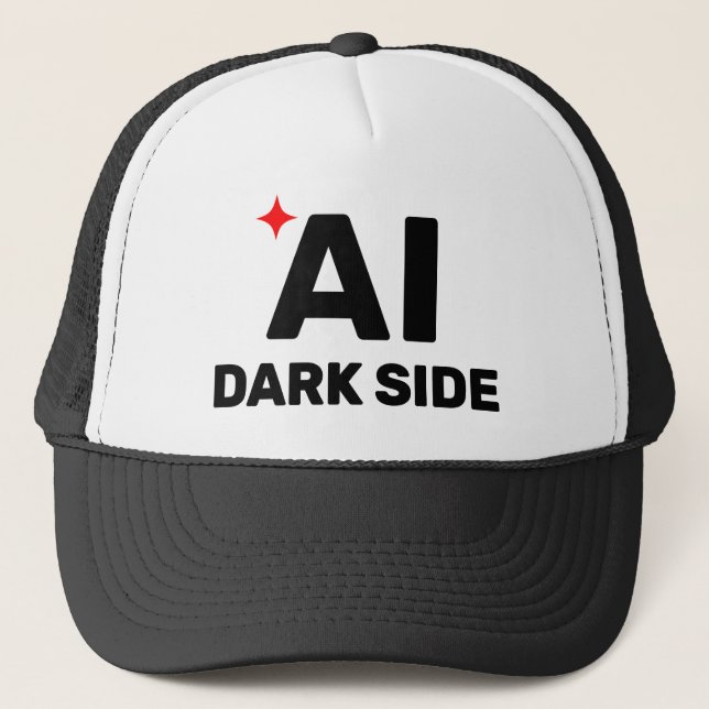 AI Dark Side™ Trucker Hat Truckerkappe (Vorderseite)