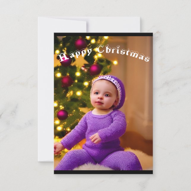 AI Designed Christmas Card (Vorderseite)