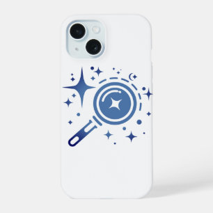 AI-Emblem Twinkle-Sterne, Leuchtturm der digitalen iPhone 15 Hülle