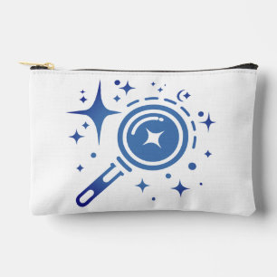 AI-Emblem Twinkle-Sterne, Leuchtturm der digitalen Zubehörtasche