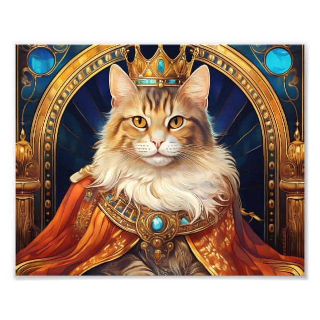 AI Fany Cat Fotodruck (Vorne)