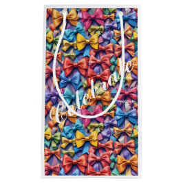 AI feiert mehrfarbiges Muster-Geschenktasche Kleine Geschenktüte