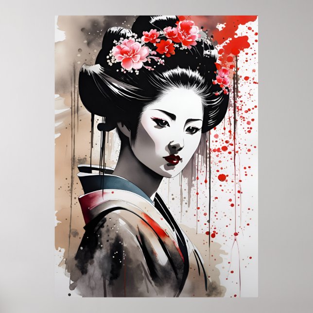 AI Geisha Poster (Vorne)