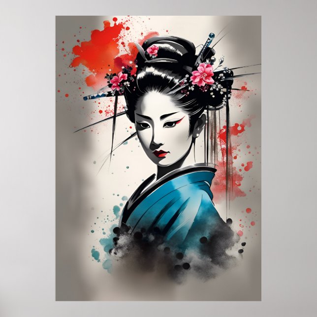 AI Geisha Poster (Vorne)