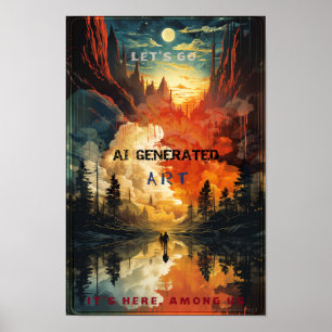 'AI Generated Art' Poster