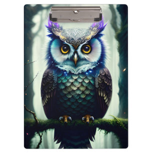 Ai Generated Owl Klemmbrett