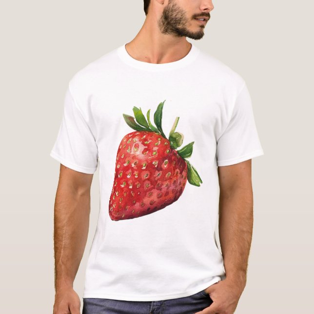 AI Generated Strawberry Berry T-Shirt (Vorderseite)