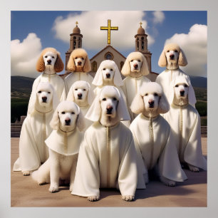 (ai generierte) Poodles sind Mitglieder Poster